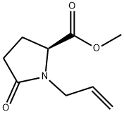 Proline, 5-oxo-1-(2-propen-1-yl)-, methyl ester,4931-81-1,结构式