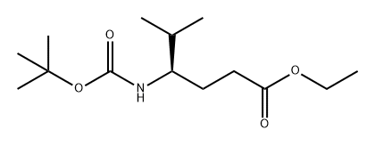 Hexanoic acid, 4-[[(1,1-dimethylethoxy)carbonyl]amino]-5-methyl-, ethyl ester, (4R)-|(R)-4-((叔丁氧羰基)氨基)-5-甲基己酸乙酯
