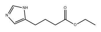 1H-Imidazole-5-butanoic acid, ethyl ester Structure