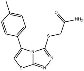 Acetamide, 2-[[5-(4-methylphenyl)thiazolo[2,3-c]-1,2,4-triazol-3-yl]thio]-|WAY-601258