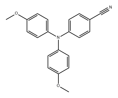 Benzonitrile, 4-[bis(4-methoxyphenyl)amino]- Structure