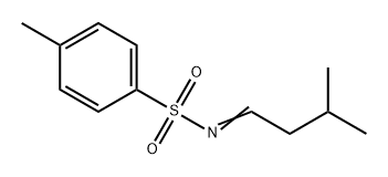 Benzenesulfonamide, 4-methyl-N-(3-methylbutylidene)- Structure