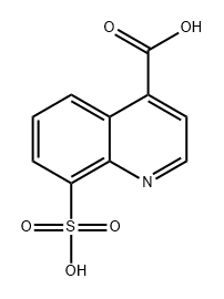 4-Quinolinecarboxylic acid, 8-sulfo-
