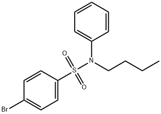 4-溴-N-丁基-N-苯基-苯磺酰胺, 500588-73-8, 结构式