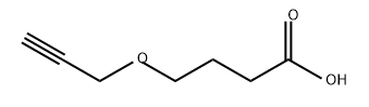 Butanoic acid, 4-(2-propyn-1-yloxy)- Struktur