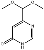 4(3H)-Pyrimidinone, 6-(dimethoxymethyl)- 化学構造式