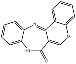 [1]Benzopyrano[4,3-b][1,5]benzodiazepin-7(8H)-one Structure