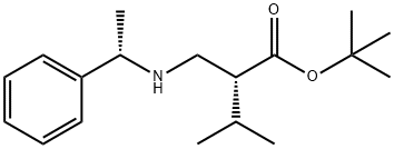 Butanoic acid, 3-methyl-2-[[[(1S)-1-phenylethyl]amino]methyl]-, 1,1-dimethylethyl ester, (2R)-
