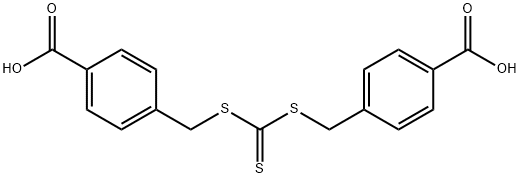 4,4'-((硫代羰基双(硫烷基))双(亚甲基))二苯甲酸 结构式