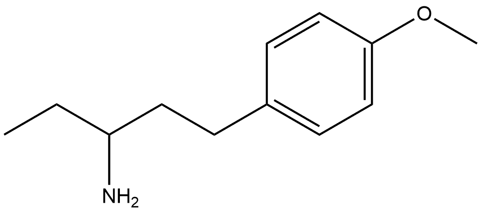 Benzenepropanamine, α-ethyl-4-methoxy-|