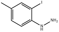 Hydrazine, (2-iodo-4-methylphenyl)- 化学構造式
