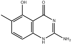 2-Amino-5-hydroxy-6-methylquinazolin-4(1H)-one Struktur