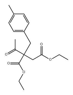 Butanedioic acid, 2-acetyl-2-[(4-methylphenyl)methyl]-, 1,4-diethyl ester