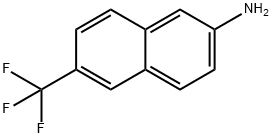 2-Naphthalenamine, 6-(trifluoromethyl)- Structure