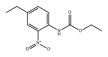 Carbamic acid, (4-ethyl-2-nitrophenyl)-, ethyl ester (9CI),50321-08-9,结构式