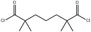 Heptanedioyl dichloride, 2,2,6,6-tetramethyl- Struktur