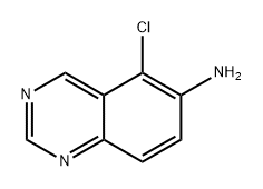 6-Quinazolinamine, 5-chloro- Structure