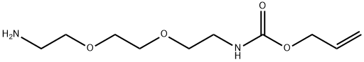 NH2-PEG2-NH-ALLOC,503597-03-3,结构式