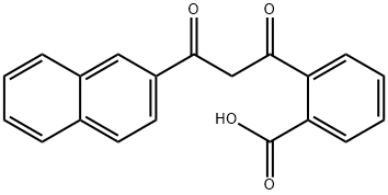2-(3-(Naphthalen-2-yl)-3-oxopropanoyl)benzoic acid Structure
