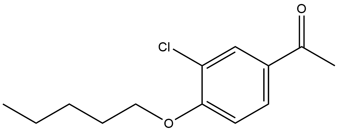 Ethanone, 1-[3-chloro-4-(pentyloxy)phenyl]-|