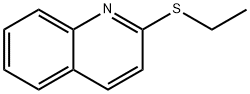 Quinoline, 2-(ethylthio)- Structure