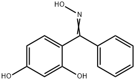 Methanone, (2,4-dihydroxyphenyl)phenyl-, oxime Structure