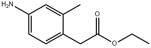 4-氨基-2-甲基苯乙酸乙酯, 50712-55-5, 结构式