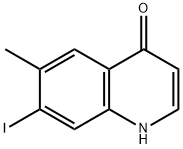 4(1H)-Quinolinone, 7-iodo-6-methyl- Struktur