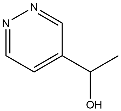 4-Pyridazinemethanol, α-methyl- Structure