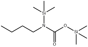 Trimethylsilyl butyl(trimethylsilyl)carbamate 化学構造式