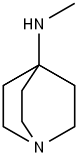 1-Azabicyclo[2.2.2]octan-4-amine, N-methyl- Struktur