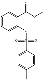 Benzoic acid, 2-[[(4-methylphenyl)sulfonyl]oxy]-, methyl ester Structure