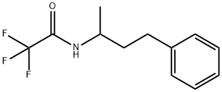 Acetamide, 2,2,2-trifluoro-N-(1-methyl-3-phenylpropyl)- 化学構造式