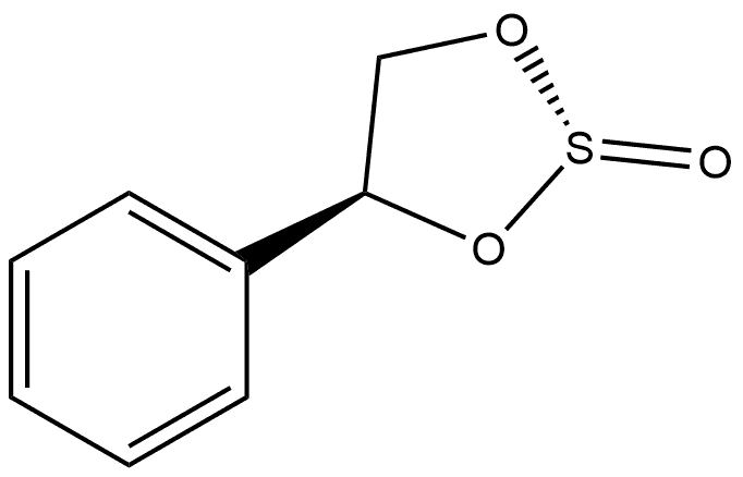 1,3,2-Dioxathiolane, 4-phenyl-, 2-oxide, trans- (9CI) Struktur