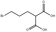 Propanedioic acid, 2-(3-bromopropyl)- Struktur