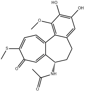Acetamide, N-[(7S)-5,6,7,9-tetrahydro-2,3-dihydroxy-1-methoxy-10-(methylthio)-9-oxobenzo[a]heptalen-7-yl]-