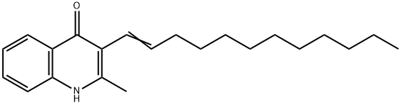 3-(Dodec-1-en-1-yl)-2-methylquinolin-4(1H)-one 化学構造式