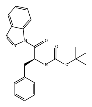 Carbamic acid, N-[(1S)-2-(1H-benzotriazol-1-yl)-2-oxo-1-(phenylmethyl)ethyl]-, 1,1-dimethylethyl ester