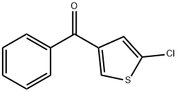 2-氯-5-苯甲酰噻吩 结构式