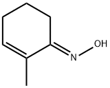 2-Cyclohexen-1-one, 2-methyl-, oxime, (1E)- Struktur