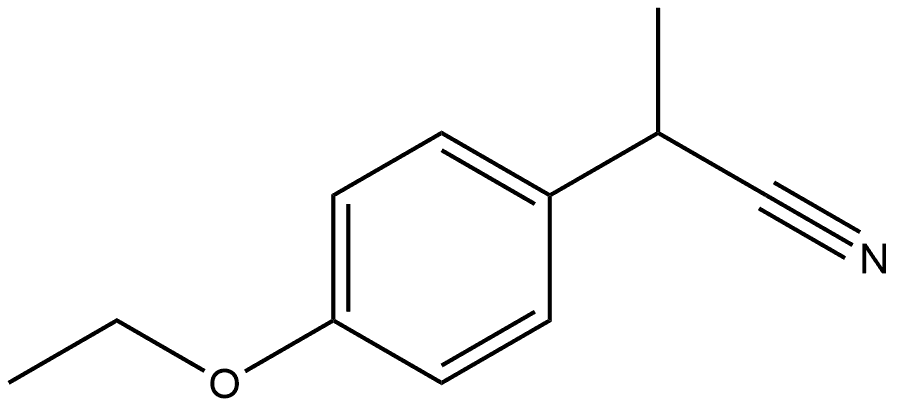 Benzeneacetonitrile, 4-ethoxy-α-methyl-,51558-05-5,结构式