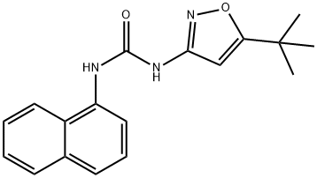 1-(5-(tert-Butyl)isoxazol-3-yl)-3-(naphthalen-1-yl)urea Structure