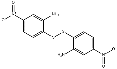 Benzenamine, 2,2'-dithiobis[5-nitro- 化学構造式