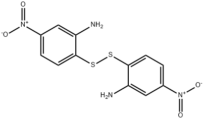 Benzenamine, 2,2'-dithiobis[5-nitro- Struktur