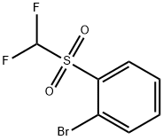 2-[(Difluoromethyl)sulphonyl]bromobenzene Structure