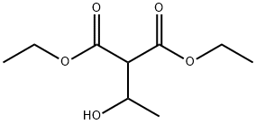 Propanedioic acid, 2-(1-hydroxyethyl)-, 1,3-diethyl ester 化学構造式