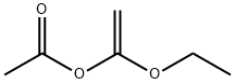 Ethenol, 1-ethoxy-, 1-acetate Structure