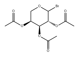 L-Arabinopyranosyl bromide, 2,3,4-triacetate Structure