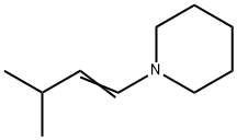 Piperidine, 1-(3-methyl-1-buten-1-yl)-,51840-50-7,结构式