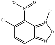 2,1,3-Benzoxadiazole, 5-chloro-4-nitro-, 3-oxide 结构式